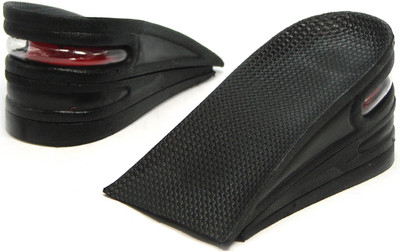 Lifestyle-You SH33 Height Increasing Silicone Heel Regular Shoe Insole(Black)