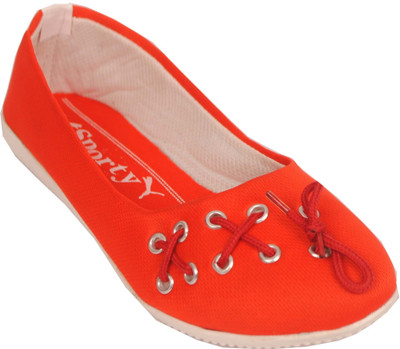SPORTS Orange Lace Bellies For Women(Orange