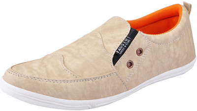 FAUSTO Stylish Casuals For Men(Natural, Black, Cream