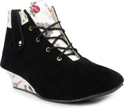 Moonwalk Boots For Women(Black
