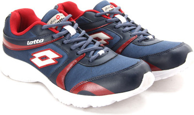Lotto Pacer Running Shoes For Men(Navy), Navy;red
