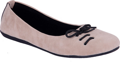 Goyal Cream Lace Bellies For Women(Tan