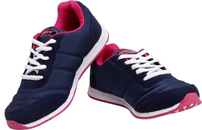 Sparx Stylish Navy Blue & Pink Running Shoes For Women(Navy, Pink