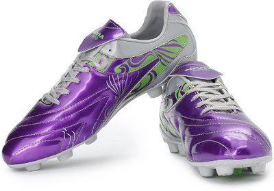 Nivia New Raptor Football Shoes For Men(Purple, Silver)