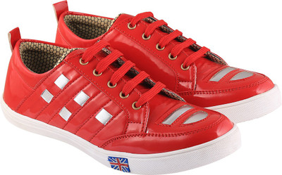 Go India Store Sneakers For Men(Red