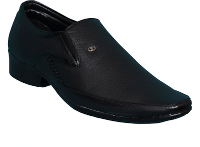Smoky Basic Formal Slip On For Men(Black