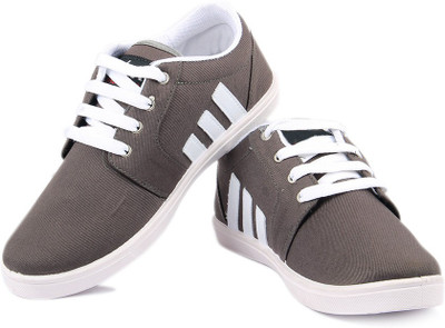 RockSoft RS_021 Canvas Shoes For Men(Grey)
