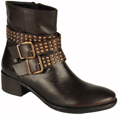 Salt N Pepper 13-329 Femme Brown Boots For Women(Brown