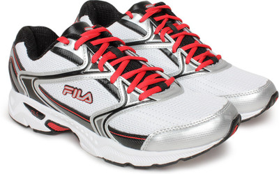Fila Running Shoes For Men(Grey), Wht/blk/fla rd