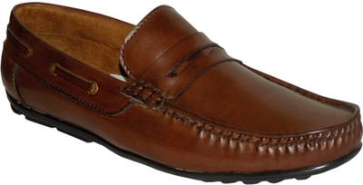 Style 98 Brown Trendy Loafers For Men(Brown)