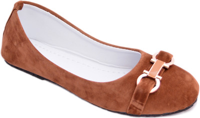 Myra H' Buckle Bellies For Women(Brown