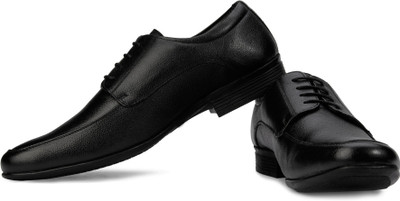 Hush Puppies By Bata Adley Lace Up Shoes For Men(Black)