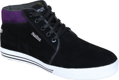 Sukun BFL_009_BKPR Sneakers For Men(Black, Purple)