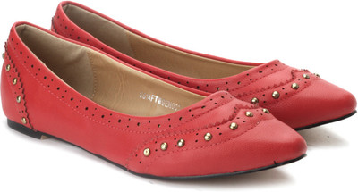 Addons Ballerinas Bellies For Women(Red