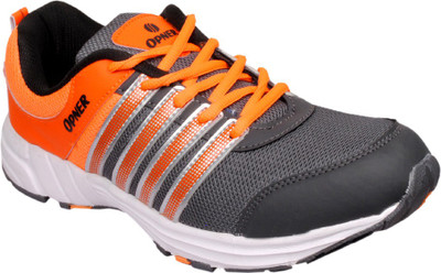 Opner Walking Shoes For Men(Grey, Orange, 07;grey