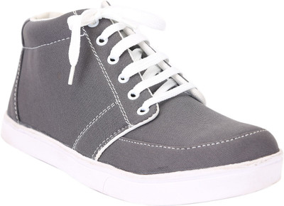Quarks Lace up Casual Shoes For Men(Grey