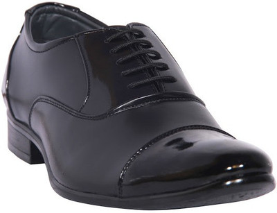Leather Chief Lace Up For Men(Black