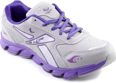 Lancer Purple Running Shoes For Women(Grey, Purple