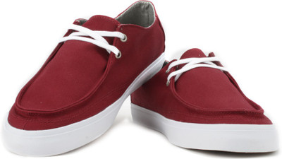 Vans Men Sneakers For Men(Maroon), Biking red/palm