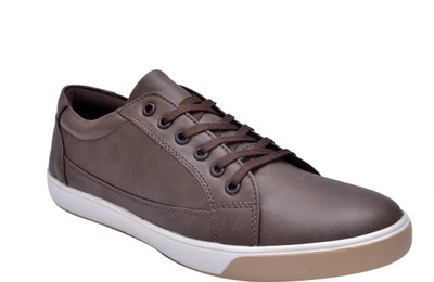 Fentacia Brigata Sneakers For Men(Brown), Coffee