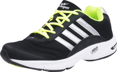 Campus ANTRO-3 Running Shoes For Men(Black), Silver
