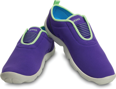 Crocs Casuals For Women(Blue), Ultraviolet/pearl white