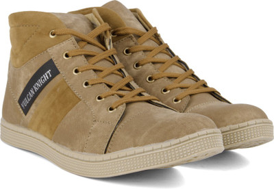 Vulcan Knight Mid Ankle Sneakers For Men(Brown