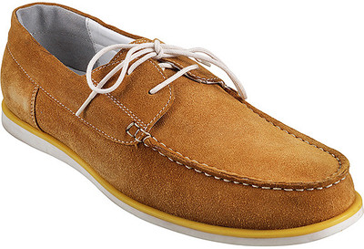 Metro 71 Lace Up Shoes For Men(Brown, 33;yellow