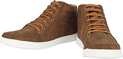 Kraasa Sportx Superior Quality Sneakers For Men(Tan