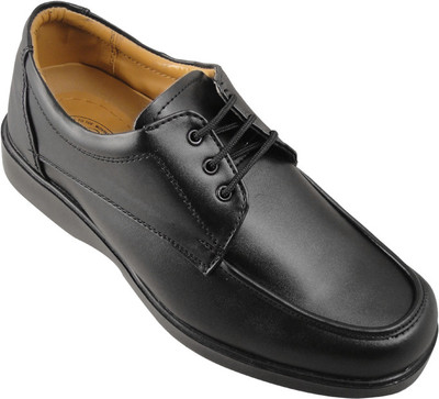Action Black Formal Shoe Lace Up For Men(Black, Black-07