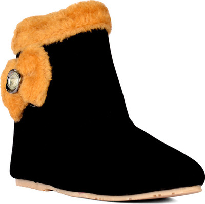 Sam Stefy Boots For Women(Black)