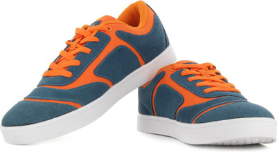 Fila Palmiro Sneakers For Men(Blue, Orange), Aqu blu;orn