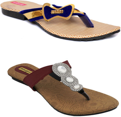 Indirang Women Multicolor Flats