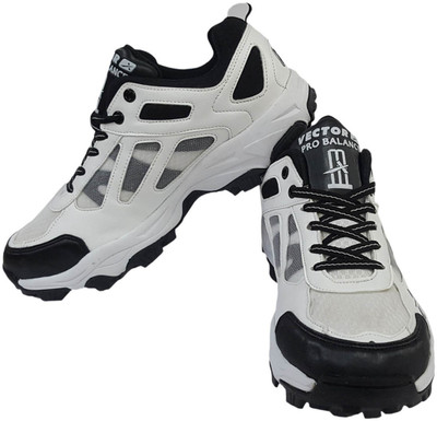 Vector X Pro Balance Running Shoes For Men(White, Black)