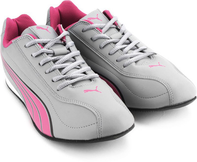 Puma Wirko XC 3 Wn s DP Sneakers For Women(Grey, Quarry-carmine rose-black