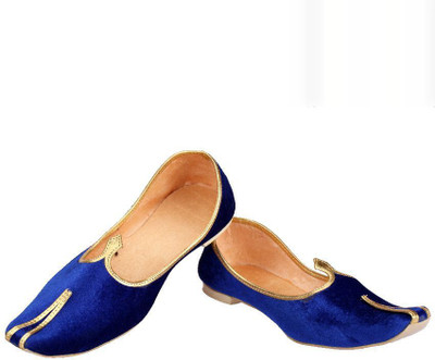 Sunlife Mehta'S Mojaris For Men(Blue