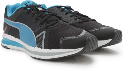 Puma Faas 300 S v2 Weave Running Shoes For Men(Black, Black-atomic blue