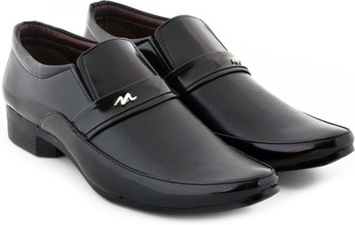 Boysons party and office wear formal Slip On For Men(Black, Brown)