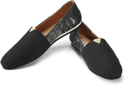 FUNK Boug Black and White Canvas Shoes For Men(Black, White