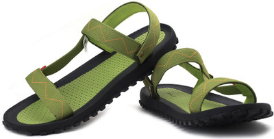Fila Men Grn, Blk Sports Sandals
