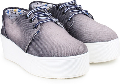 Shoetopia Canvas Shoes For Women(Black