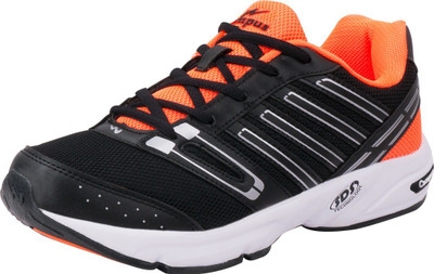 Campus BRASS Running Shoes For Men(Black, Orange)