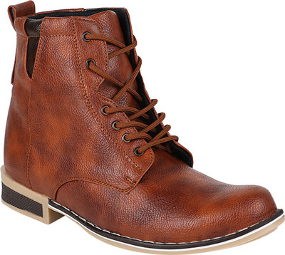 Kraasa Status Boots For Men(Tan)