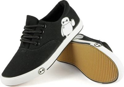 DeVEE See You Later Black Sneakers For Women(Black