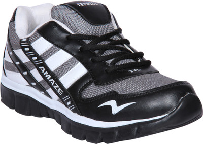 Try Well Running Shoes For Men(Black, White