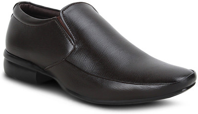 Get Glamr Brown Men's Slip On Shoes For Men(Brown)