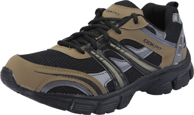 Cokpit Mens Running Shoes For Men(Black, Brown;black