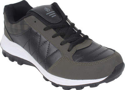 Aero Power Play Running Shoes For Men(Black, Olive, Mehndi