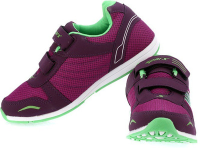Sparx SL-77 Running Shoes For Women(Maroon, Green), Mauvegreen