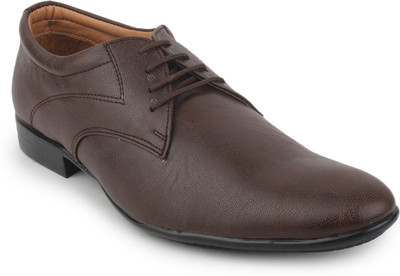 Metrogue Lace Up For Men(Brown, Brown)